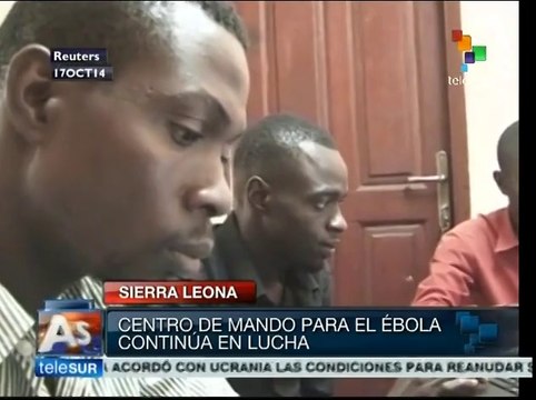 Sierra Leona: centro de mando para el ébola continúa en lucha