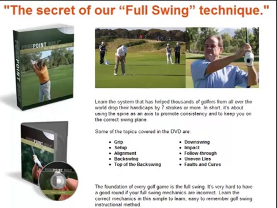 golf swing book