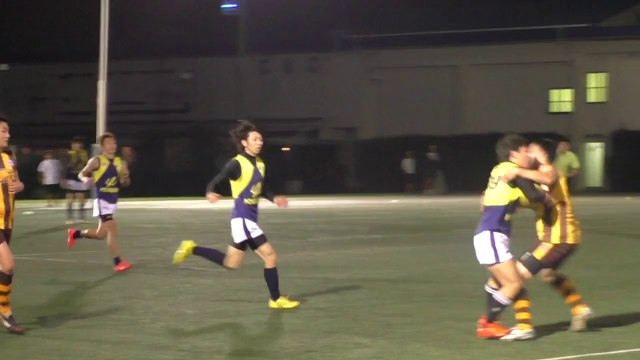 2014.10.18 ホークス対ポセイドンズ Q4 HAWKS vs POSEIDONS - AFL Japan Top League