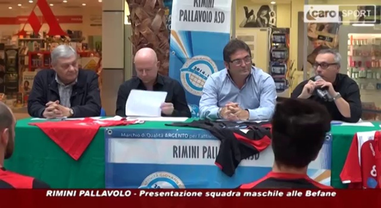 Icaro Sport. Rimini Pallavolo: presentata la squadra maschile alle Befane