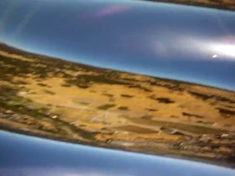 Une caméra chute d'un avion dans un enclos de cochons