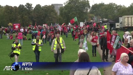 Londres: manifestation contre l'érosion des salaires