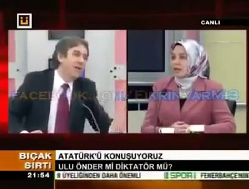 Sinan Meydan türbanlı kızı tokatlıyor
