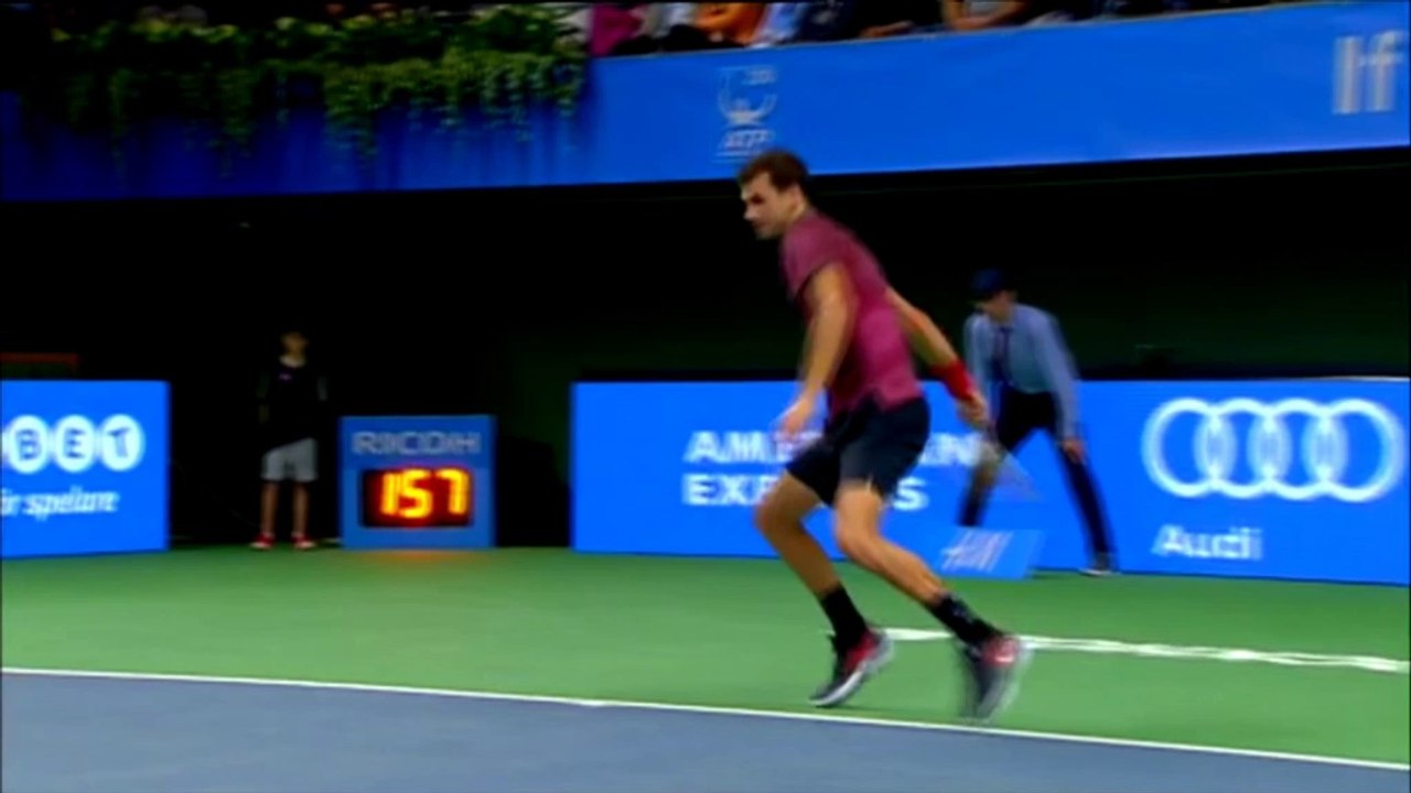 Dimitrov hits two shots of the year in a row