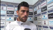 Southampton 8-0 Sunderland - Graziano Pelle Post Match Interview - Pelle on form in Saints rout