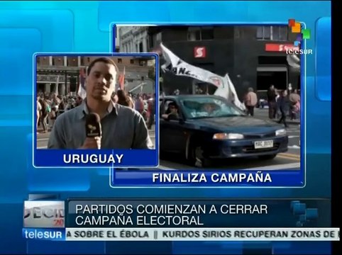 Uruguay: comienza el cierre de campañas electorales
