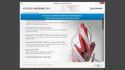 01_04-Installing AutoCAD 2015
