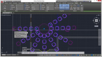 06_12-Polar Array AutoCAD 2015