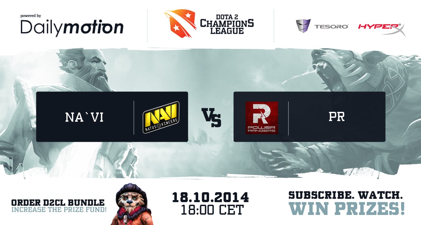 PR vs NaVi game 1 @ D2CL S4 Versuta & Smile