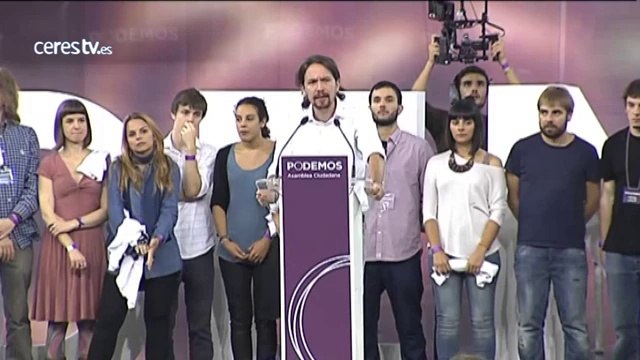 Asamblea Podemos; Pablo Iglesias: Estamos aquí para ganar