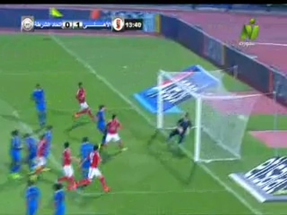 اهداف مباراة الاهلى واتحاد الشرطة | الدوري المصري 16/10/2014