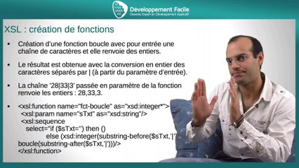 La stratégie pour utiliser les transformations XSL pour créer des fonctions de traitement XML