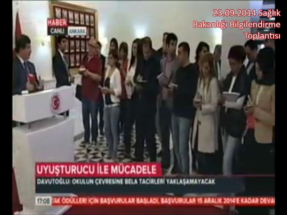 Türkiye Cumhuriyeti Başbakanı Sayın Prof.Dr.Ahmet DAVUTOĞLU'nun Uyuşturucu Acil Eylem Planı Hakkında Konuşmaları