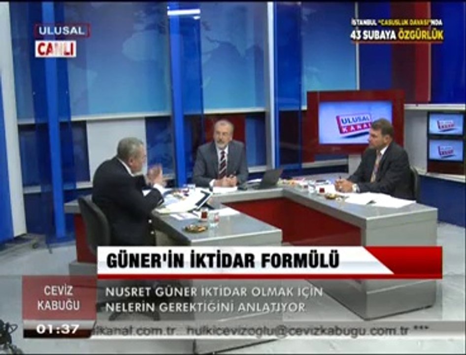 Hulki Cevizoğlu ile Ceviz Kabuğu konuklar Nusret Güner ve Türker Ertürk 4 18 Ekim 2014