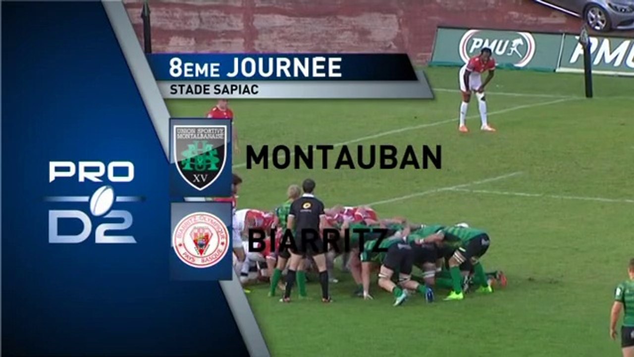 PRO D2 - Montauban-Biarritz : 43-3 - J8 - Saison 2014-2015