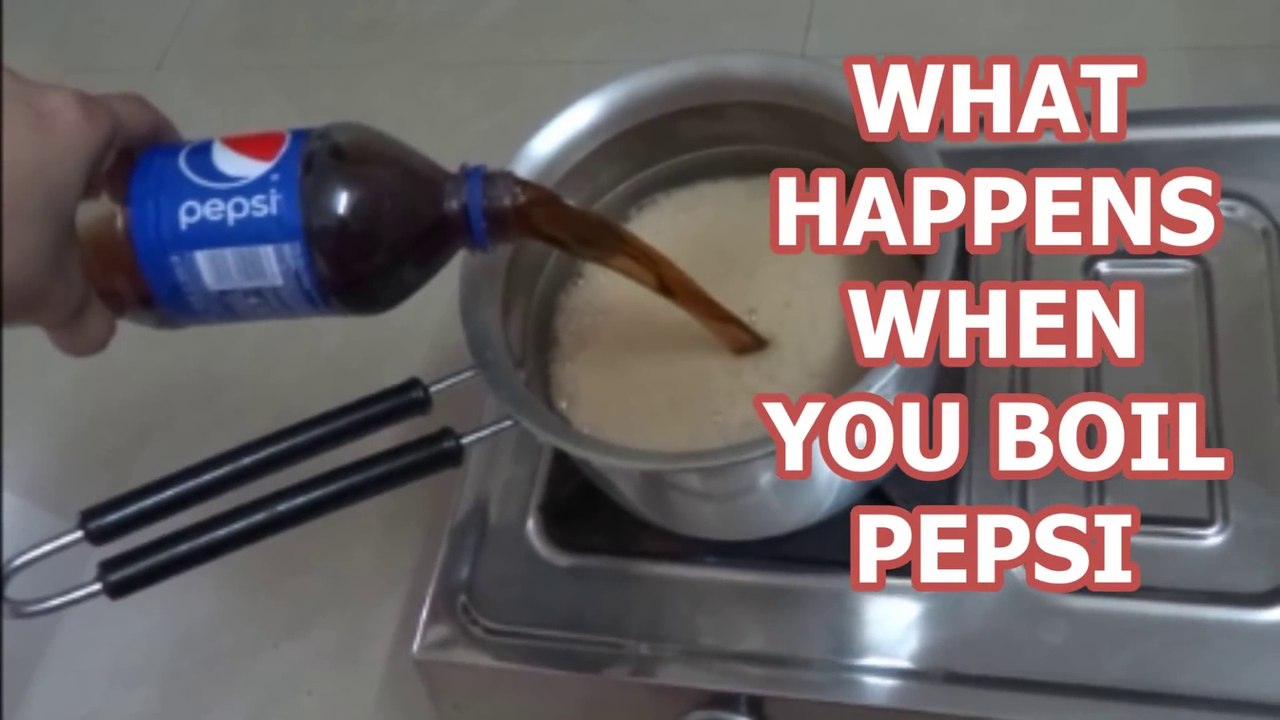 Shocking Experiment - What happens when you boil Soft Drink ([Full HD])