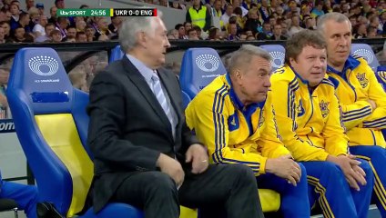 Long aimless hoofs - Ukraine vs England 2013