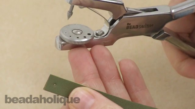 How to Use the Beadsmith Rotary Hand Sewing Leather Punch