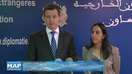 Bouaida s'entretient avec le  Secrétaire d'Etat Fédéral allemand à la Coopération économique
