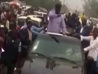 ARRIVEE TRIOMPHALE DE FELIX TSHISEKEDI À LUBUMBASHI LE 18 Octobre 2014