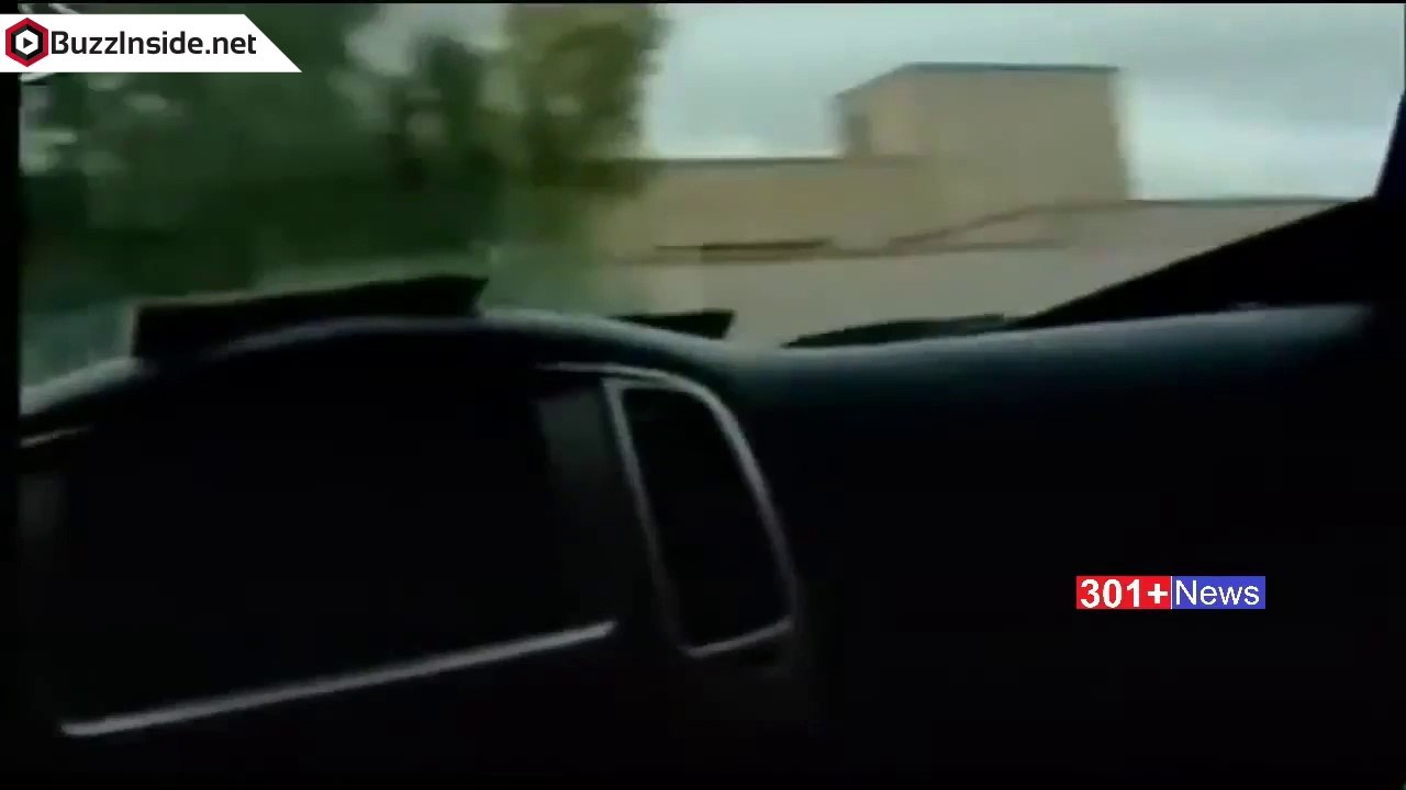 Il se prend une balle de sniper dans le pare brise