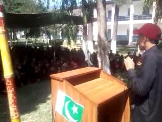 RED CAPED STUDENT IMPRESSIVE SPEACH-GHS OGHI