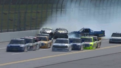Nascar Truck Series Talladega 2014 Huge Big One