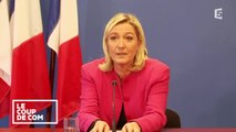 Le coup de com : la conférence de presse de Marine Le Pen sur la sécurité #mediaslemag