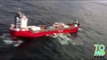 Ship Adrift - Russian cargo ship loses power and drifts toward Canadian island.
