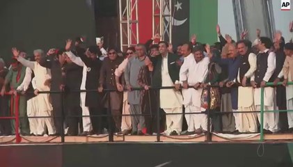 Son of assassinated former PM Benazir Bhutto leads People's Party rally