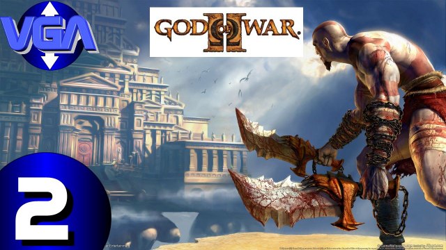 VGA God of war 2 divine retribution playthrough french fr sony ps3 2010 ps2 2007 HD PART 2