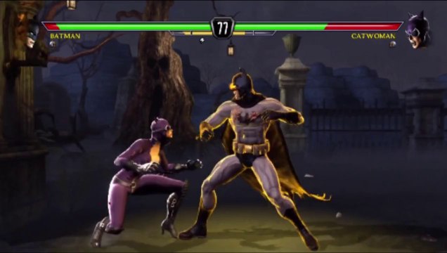 Batman VS Catwoman In A Mortal Kombat VS DC Universe Match / Battle / Fight
