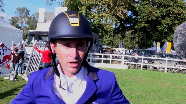 Mondial du Lion 2014: Interview de Thomas CARLILE vainqueur de l'épreuve des jeunes chevaux de 7 Ans