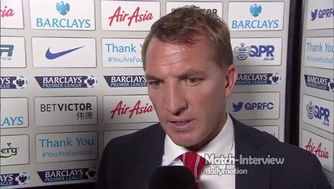 QPR 2-3 Liverpool - Brendan Rodgers Post Match Interview - QPR deserved more