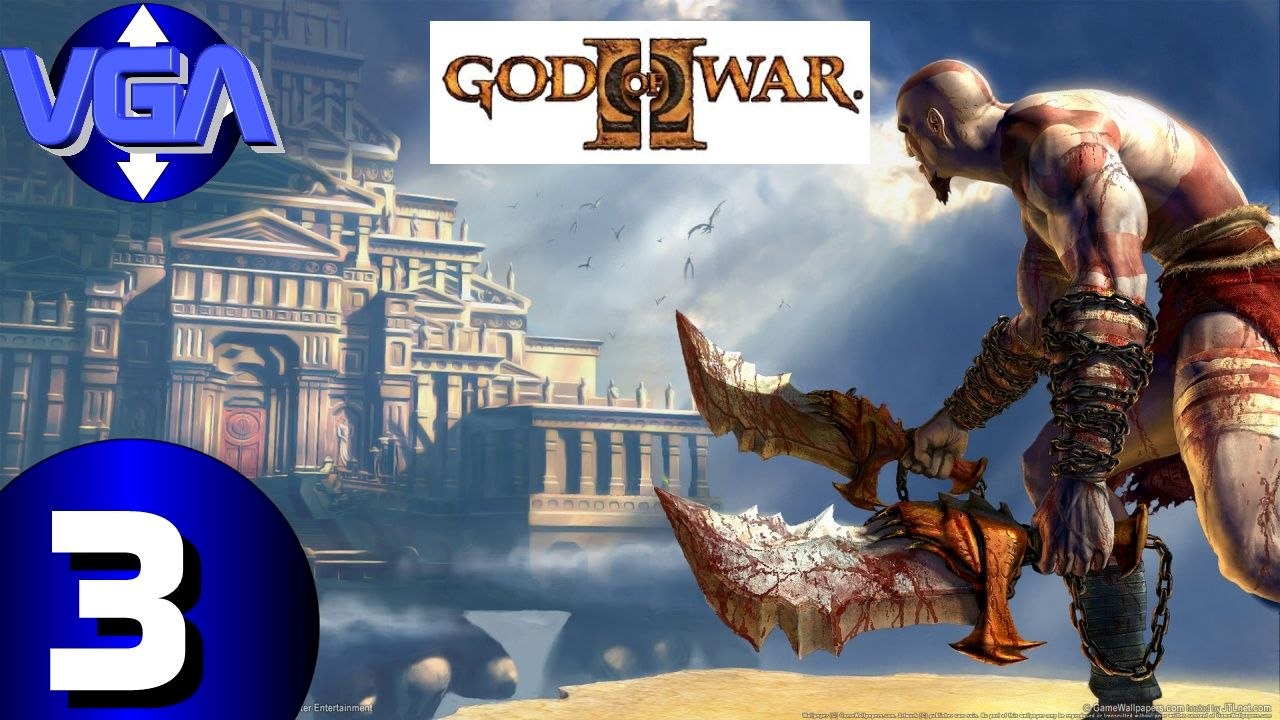 VGA God of war 2 divine retribution playthrough french fr sony ps3 2010 ps2 2007 HD PART 3