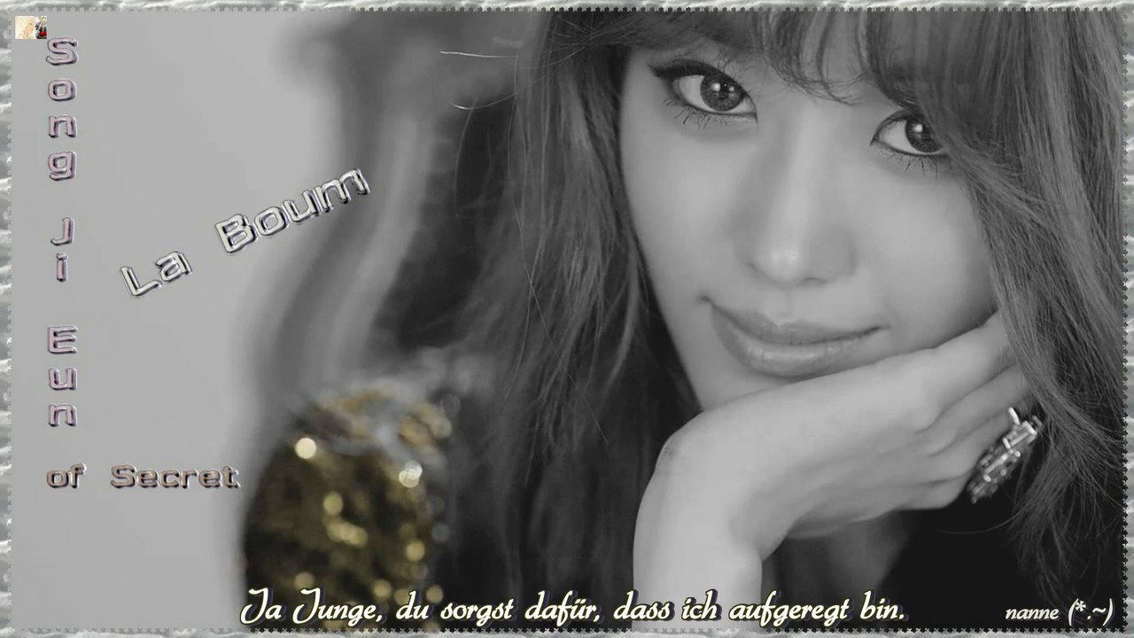 Song Ji Eun of Secret - La Boum k-pop [german Sub]