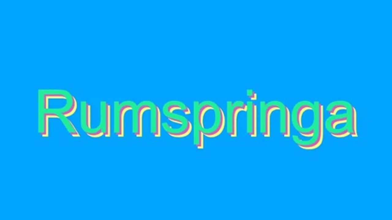 How to Pronounce Rumspringa