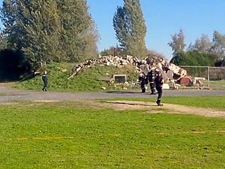 1 iere partie de la manoeuvre incendie camion citerne