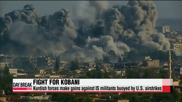 Kurds make gains on Kobani vs. IS militants, buoyed by U.S. airstrikes