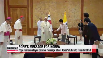 Pope Francis two Koreas always open for reconciliation