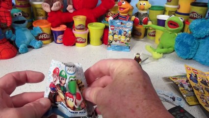 3 Blind Bags with Mario, The Simpsons and Viking Lego Man