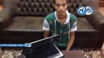 بالفيديو.. أمن الإسماعيلية يضبط لص بحوزته مسروقات من أحد المنازل