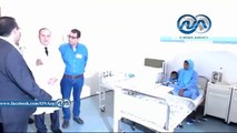 رئيس جامعة المنصورة يتفقد مركز جراحة المسالك البولية وفندق الجامعة