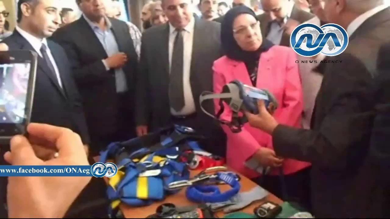 لقاء ناهد العشري بأصحاب المصانع والشركات ومسئولى إدارات السلامة والصحة المهنية