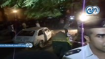 بالفيديو.. شاهد آثار انفجار عبوة بدائية الصنع أمام «دار القضاء»