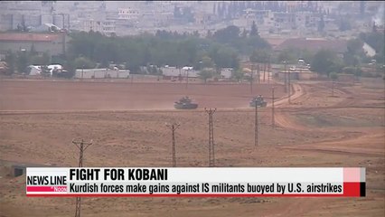 Download Video: Kurds make gains on Kobani vs. IS militants, buoyed by U.S. airstrikes