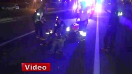 Yolun Ortasından Yürüyen Şahsın Feci Ölümü