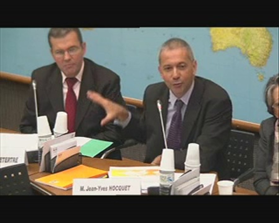Audition de M Jean-Yves Hocquet et Mme Françoise Roger - Jeudi 18 Novembre 2010