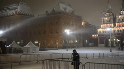 Kızıl Meydan Beyaza Büründü