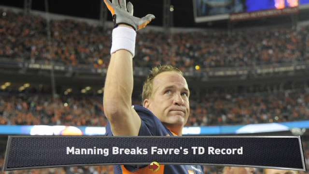 Manning Sets NFL Career TD Record